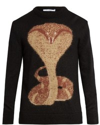 Givenchy Cobra Intarsia Mohair Blend Sweater
