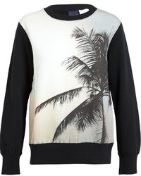 Dezso Palm Print Sweater