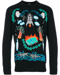 Diesel Illustrated Graphic Sweater