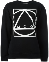McQ by Alexander McQueen Mcq Alexander Mcqueen Glyph Icon Print Sweatshirt
