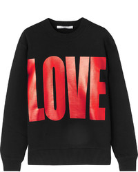 Givenchy Metallic Printed Sweatshirt In Black Cotton Jersey Small