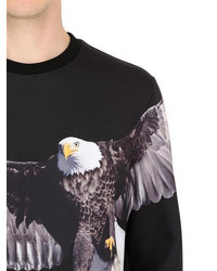 Neil Barrett Eagle Printed Neoprene Sweatshirt