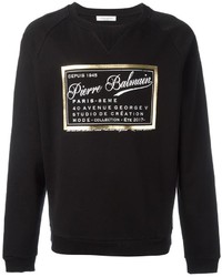 Pierre Balmain Brand Print Sweatshirt