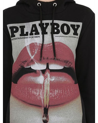 Playboy Lip Printed Cotton Sweatshirt