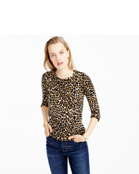 J.Crew Tippi Sweater In Leopard Print