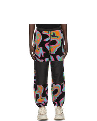 Marcelo Burlon County of Milan Black All Over Psychedelic Lounge Pants