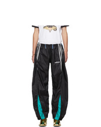 Bless Black And Blue Overjogging Jeans Track Pants