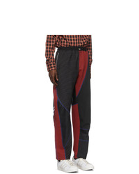 Ahluwalia Black And Red Femi Track Pants