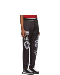 Dolce and Gabbana Black Collage Lounge Pants