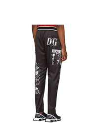 Dolce and Gabbana Black Collage Lounge Pants