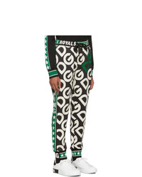 Dolce and Gabbana Black Dg Royals Lounge Pants