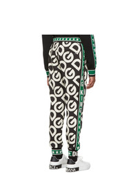 Dolce and Gabbana Black Dg Royals Lounge Pants