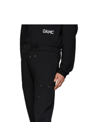 Oamc Black Noise Lounge Pants
