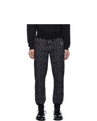 Undercover Black Valentino Edition Printed Lounge Pants