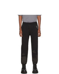 Undercover Black Valentino Edition Printed Track Pants