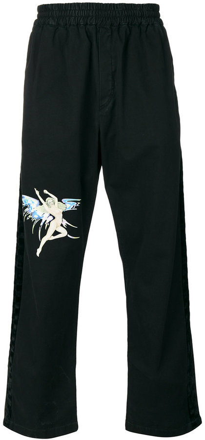 Off-White Fairy Print Track Pants, $480 | farfetch.com | Lookastic