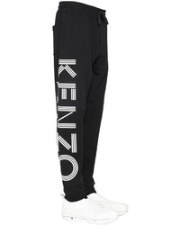 Kenzo Logo Printed Cotton Jogging Pants