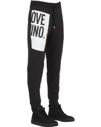 Love Moschino Logo Tape Printed Jogging Pants