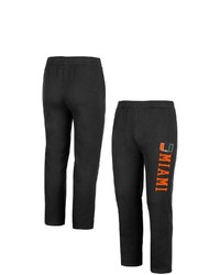 Colosseum Orange Miami Hurricanes Fleece Pants