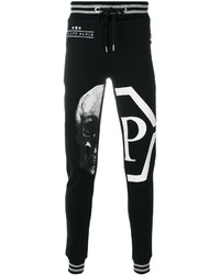 Philipp Plein Skull And Logo Print Track Pants