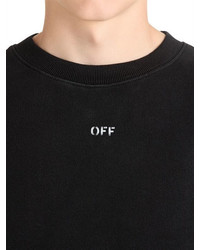Off-White Arrows Printed Cotton Sweatshirt