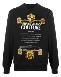 VERSACE JEANS COUTURE Baroque Logo Printed Sweatshirt
