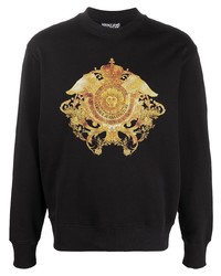 VERSACE JEANS COUTURE Baroque Monogram Print Sweatshirt