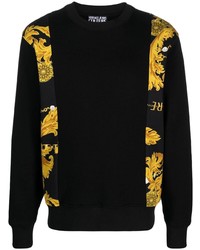 VERSACE JEANS COUTURE Baroque Pattern Cotton Sweatshirt
