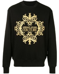 VERSACE JEANS COUTURE Baroque Print Cotton Sweatshirt