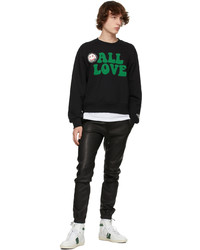 Amiri Black A Love Movet Edition All Love Sweatshirt