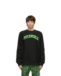 Psychworld Black And Green College Sweatshirt