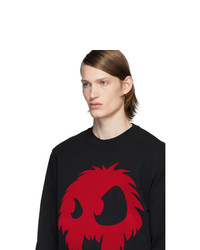 McQ Alexander McQueen Black And Red Chester Sweatshirt