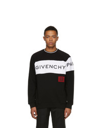 Givenchy Black And White 4g Vintage Fit Sweatshirt