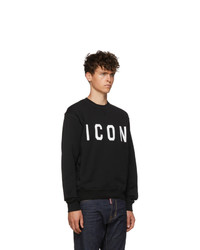 DSQUARED2 Black And White Cool Fit Sweatshirt