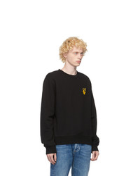 Off-White Black And Yellow Worldwide Sweatshirt