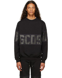 Gcds Black Band Logo Sweatshirt
