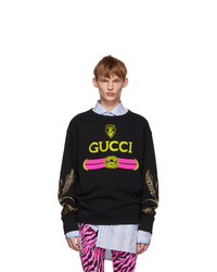 Gucci Black Beaded Sweatshirt