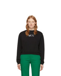 McQ Alexander McQueen Black Cameo Logo Sweatshirt