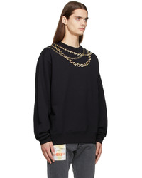 Gcds Black Chain Sweatshirt