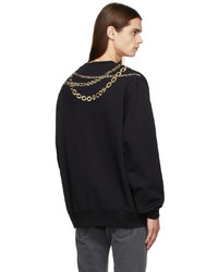 Gcds Black Chain Sweatshirt