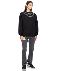 Gcds Black Chain Sweatshirt