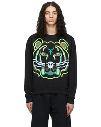 Kenzo Black Classic K Tiger Sweatshirt