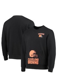 FOCO Black Cleveland Browns Pocket Pullover Sweater At Nordstrom
