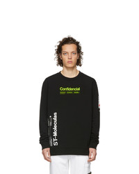 Marcelo Burlon County of Milan Black Confidencial Sweatshirt
