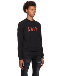 Amiri Black Core Logo Sweatshirt
