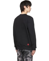 Clot Black Cotton Sweatshirt