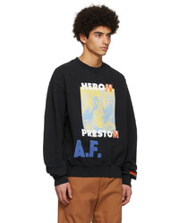 Heron Preston Black Cotton Sweatshirt