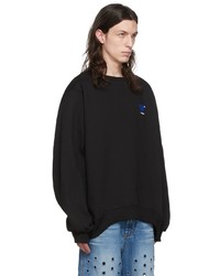 Ader Error Black Cotton Sweatshirt