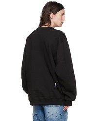 Ader Error Black Cotton Sweatshirt