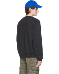 Andersson Bell Black Cotton Sweatshirt